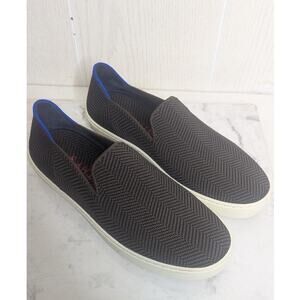 womens Rothy's brown herringbone design slip on loafers shoes size 8.5